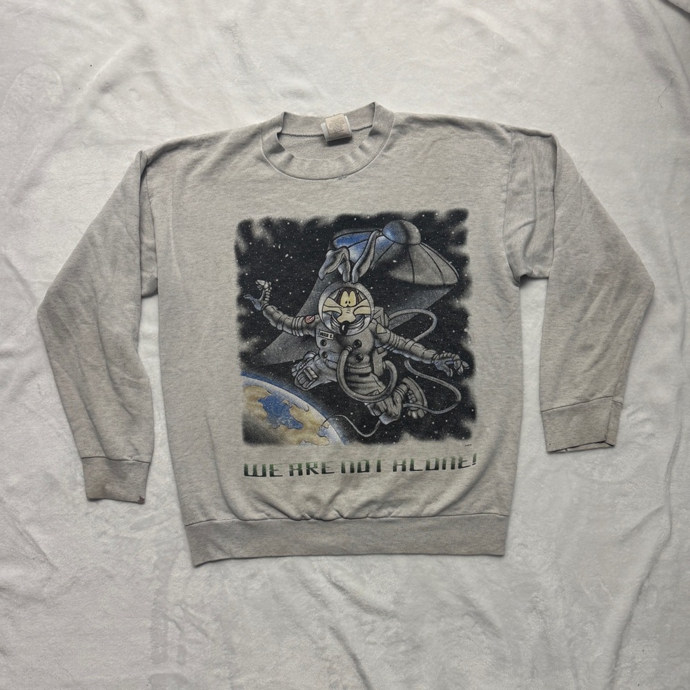 1997 Vintage Warner Bros. Looney Tunes Gray Sweatshirt